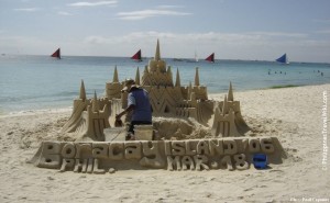 Sand Castle in Boracay